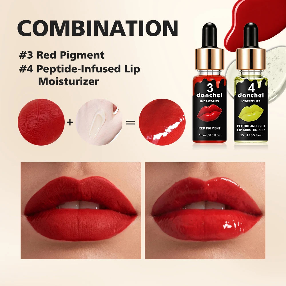 Hydrate-Lips Set Gentle Exfoliation Long-Lasting Color Deep Nourishment BB Lip Gloss Combo 4-in-1 Complete Lip Care Set Makeup Oasis Select
