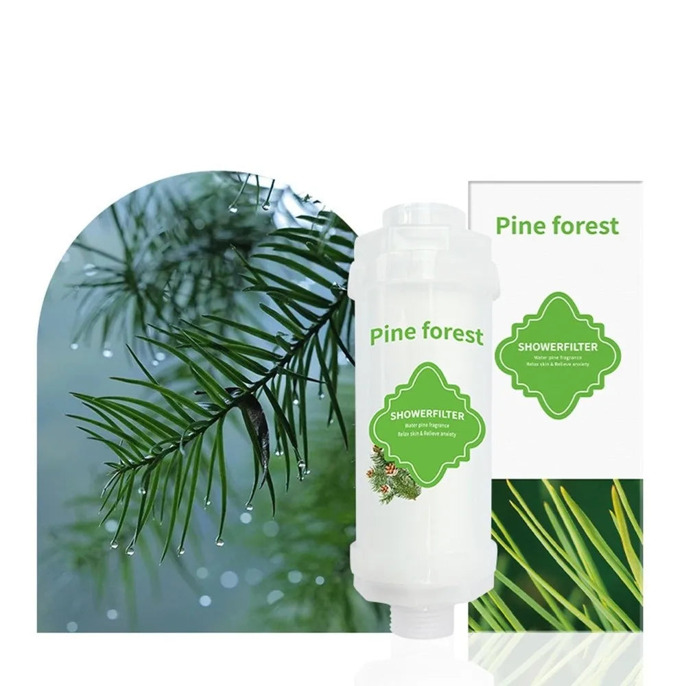 Lavender Shower Head Water Filter Dechlorination Anti-scaling Perfume Water Filter Filter Impurities Mixed with Vitamin C Oasis Select Pine Forest