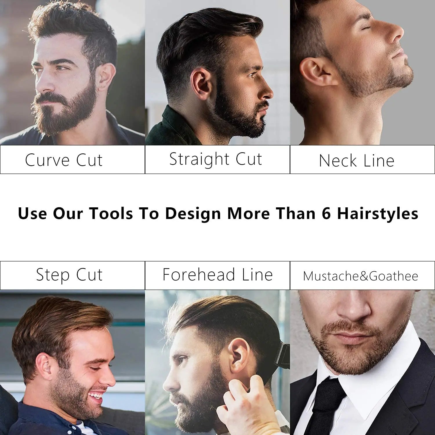 Beard Shaping Tool Non Slip Line Up Guide with Comb for Sharp Cheek Neckline Universal Men Grooming Barber Accessory Oasis Select