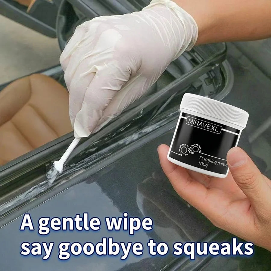 Car Interior Noise Canceller Damping Grease Universal Lubricant for Sunroof Track Door Handle Dashboard Gear Plastic Lubricating Oasis Select