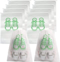 Travel Shoe Storage Bags Non-Woven Waterproof 5 or 10 Pack Shoe Storage Bag Oasis Select White L 5pcs