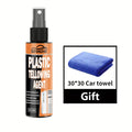 Plastic Refurbishing Agent: Eliminates Yellowing/Oxidation/Scratches, For AC & Car Headlights, Restores Clear Shine Oasis Select 120ml 120ml 1