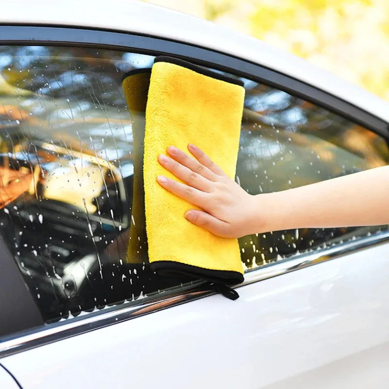 1/3/5Pcs Car Nano Ultra Fiber Cloth Towel Microfiber Car Wash Towel Coral Fleece Towel Car Care Clean Cloth for Car Home Living Oasis Select