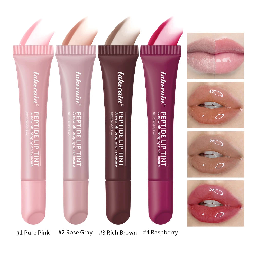 Peptide Tinted Mirror Finish Moisturizing Lipstick Long-Lasting Color-Enhancing Lip Gloss Remove Line Lip Protection Serum Oasis Select