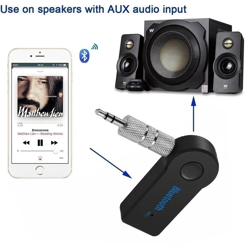 Wireless Bluetooth 5.0 Receiver Transmitter Adapter 3 in 1 USB Adapter Audio Receiver Bluetooth Car Charger Car Aux for E91 E92 Oasis Select