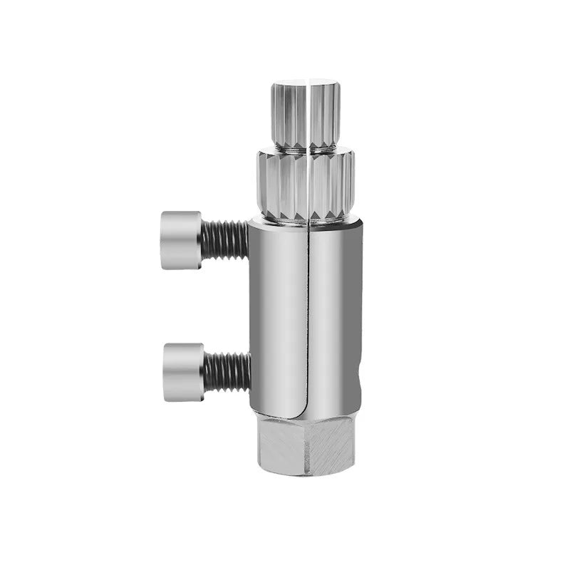 Broken Pipe Thread Extractor for 1/2-3/4-1inch DN15/20/25 Pipes Thread Removal Tool for Broken Threads in Faucets/Angle Valves Oasis Select Silver