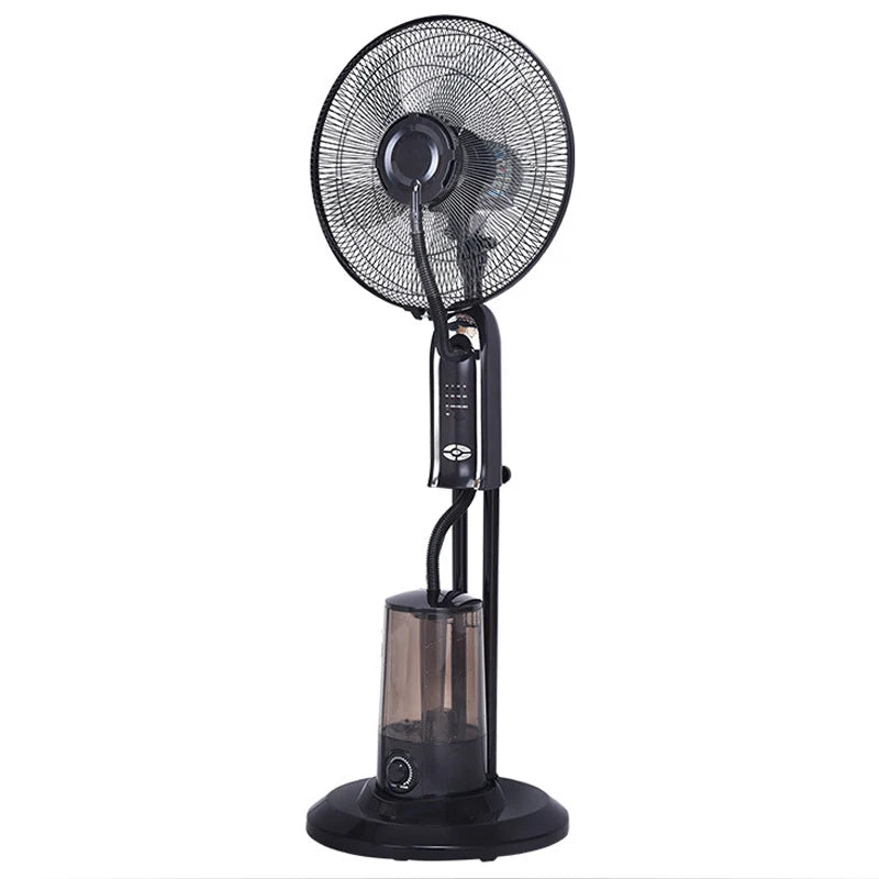 3.2L Mist Floor Fan – Remote, Oscillating, 3-Speed, 75W