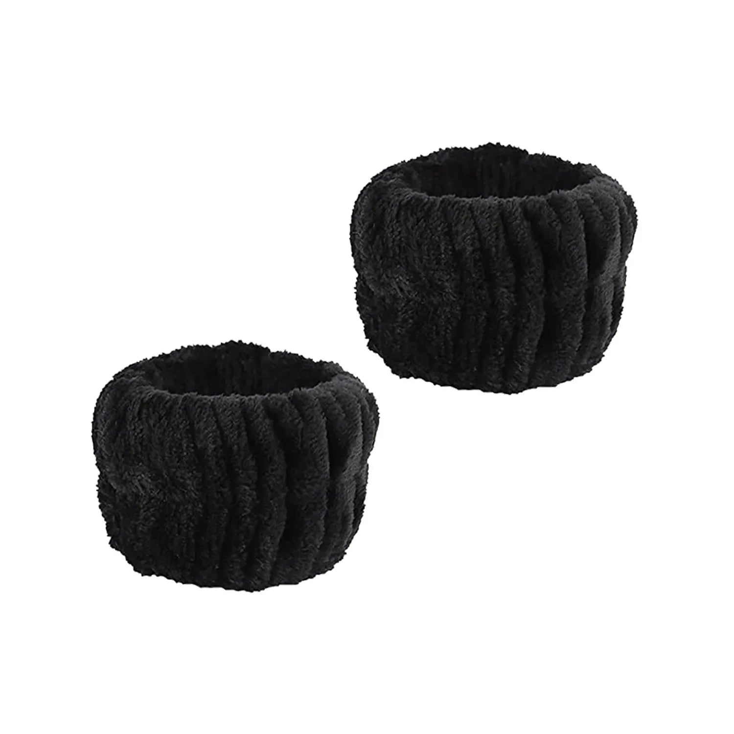 1/2/3PCS Face Wash Wristbands Headband Makeup Hair Care Headband Wash Headband For Washing Your Face Hair Bands For Women Oasis Select Black 2Pcs