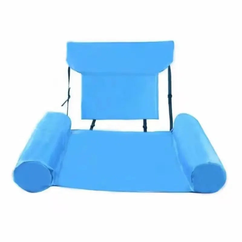 Adult Inflatable Pool Lounge Chair with Armrests and Headrest Colorful PVC Oxford Cloth Ideal for Beach Lake Pool Relaxation Oasis Select SKY BLUE