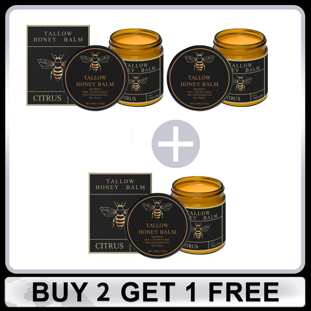 Tallow Honey Cream – Brightening Firming Face & Body Lotion