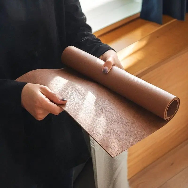 Leather-textured Computer Desk Mat Is Waterproof Dirt-resistant Wear-resistant and Heat-resistant. Mouse Mat and Office Desk Mat Oasis Select
