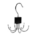 WISH 360-Degree Rotating Hook With 6 Hooks, Used For The Receiver Of Wardrobe, Coat, Belt And Closet Oasis Select As Shown