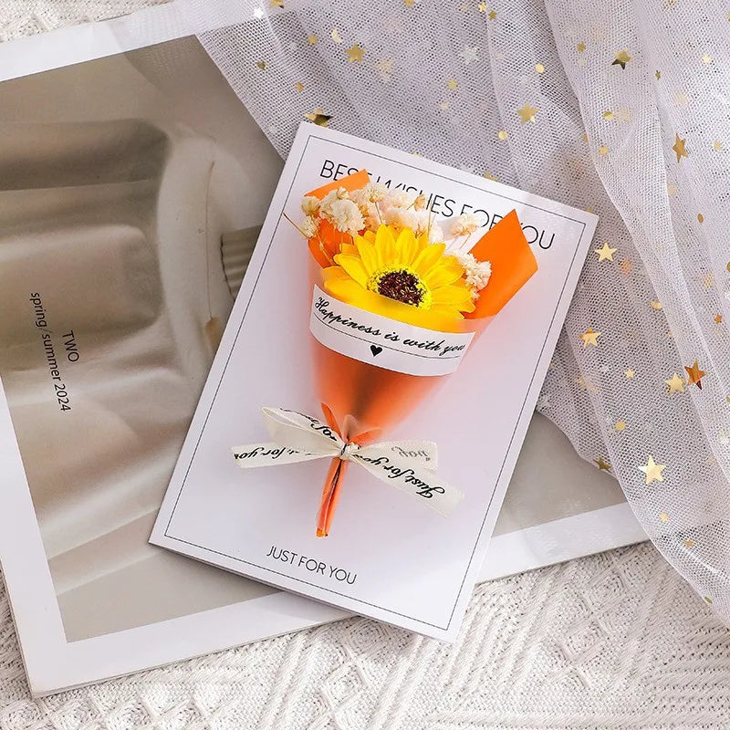 Handmade Floral Greeting Card – Birthday, Mother's Day & More