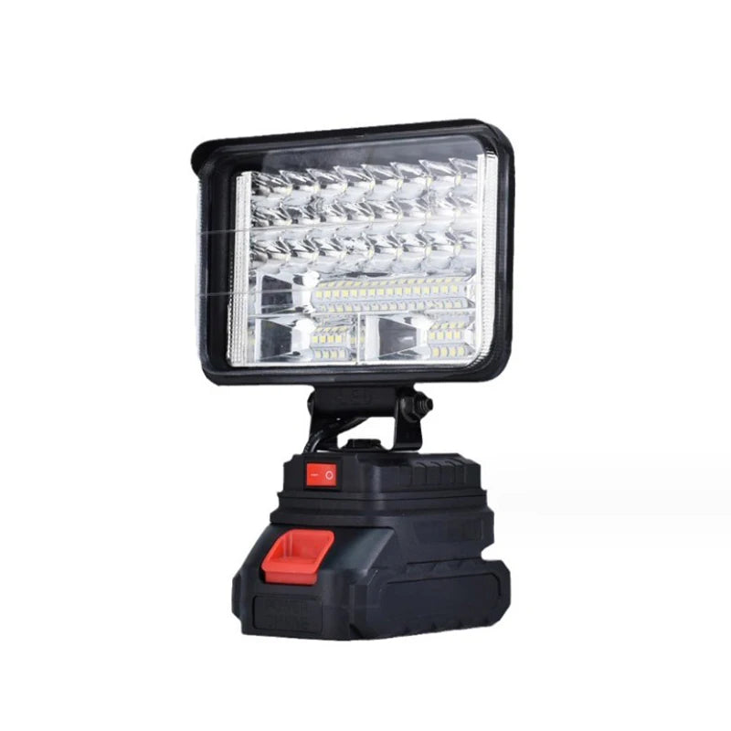For Mak 18V Li-ion Battery LED Work Light 3/4 Inch Flashlight Portable Emergency Flood Lamp Camping Lamp Oasis Select