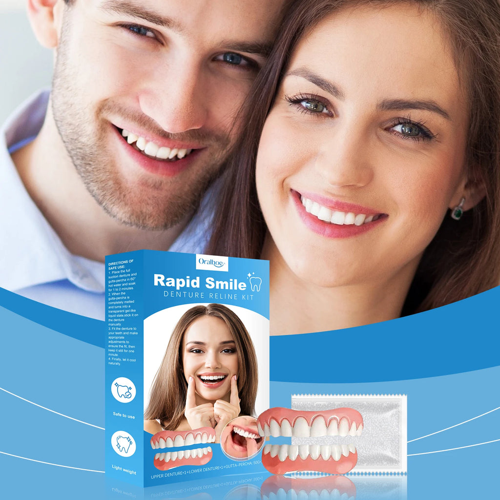 Cosmetic Tooth Veneer Kit – Snap-On Smile Enhancer Set Cosmetic Tooth Veneers Oasis Select