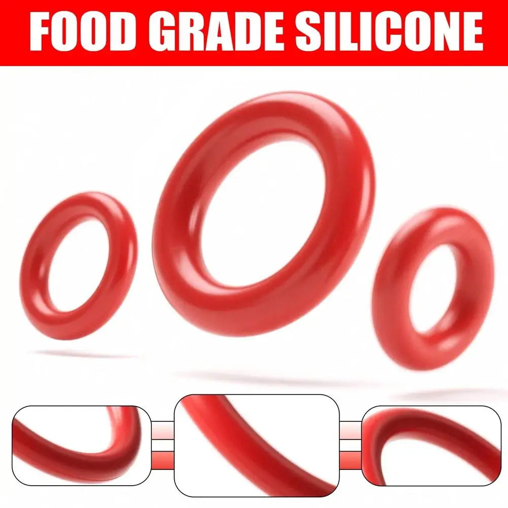 351pc Silicone O-Ring Set – 10 Sizes, Oil & Heat Resistant