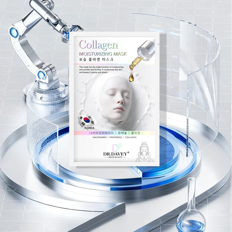 DR.DAVEY Collagen Moisturizing Face Mask – 10 Sheets