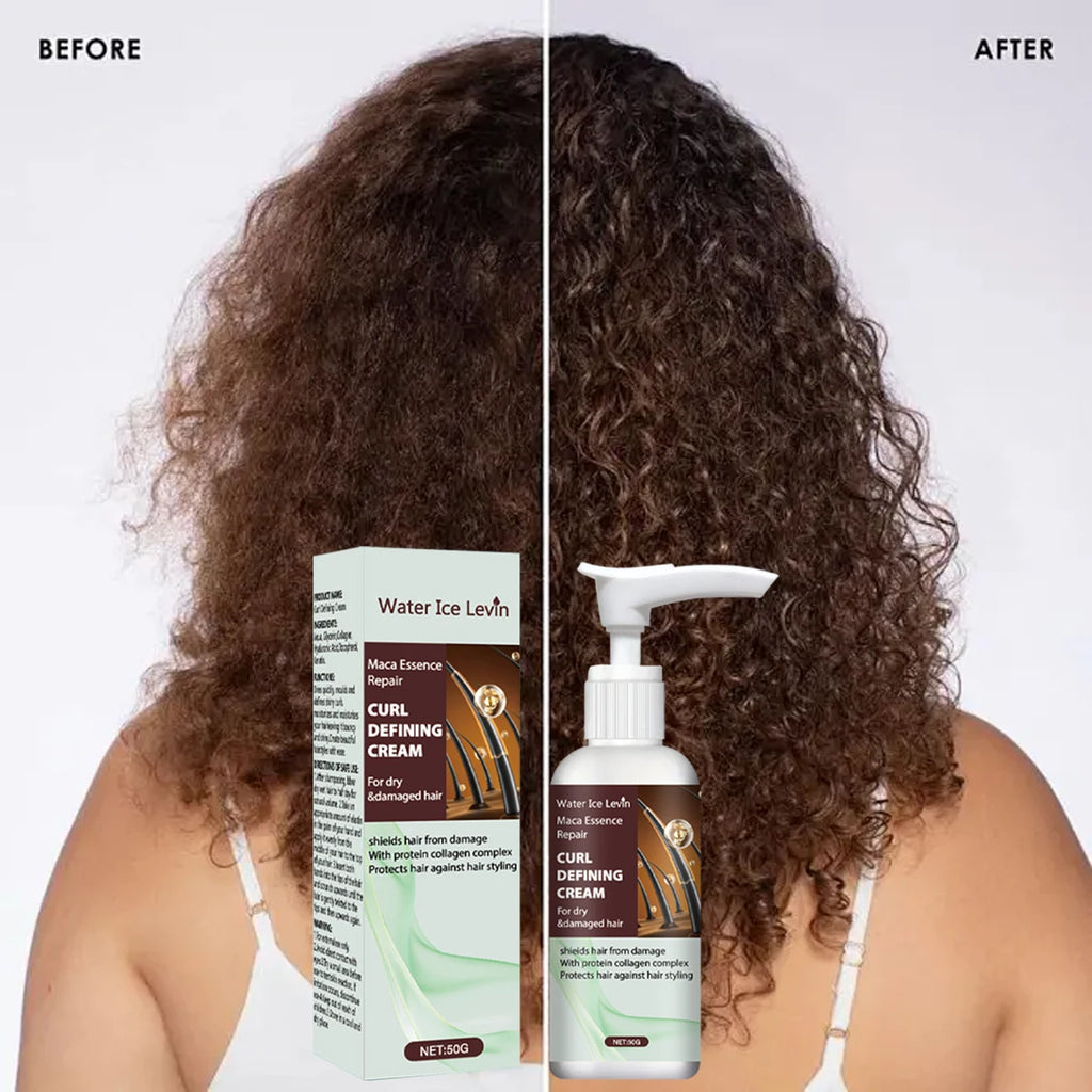 Maca Curl Defining Cream – Keratin, Collagen & Anti-Frizz Curl Defining Cream Oasis Select