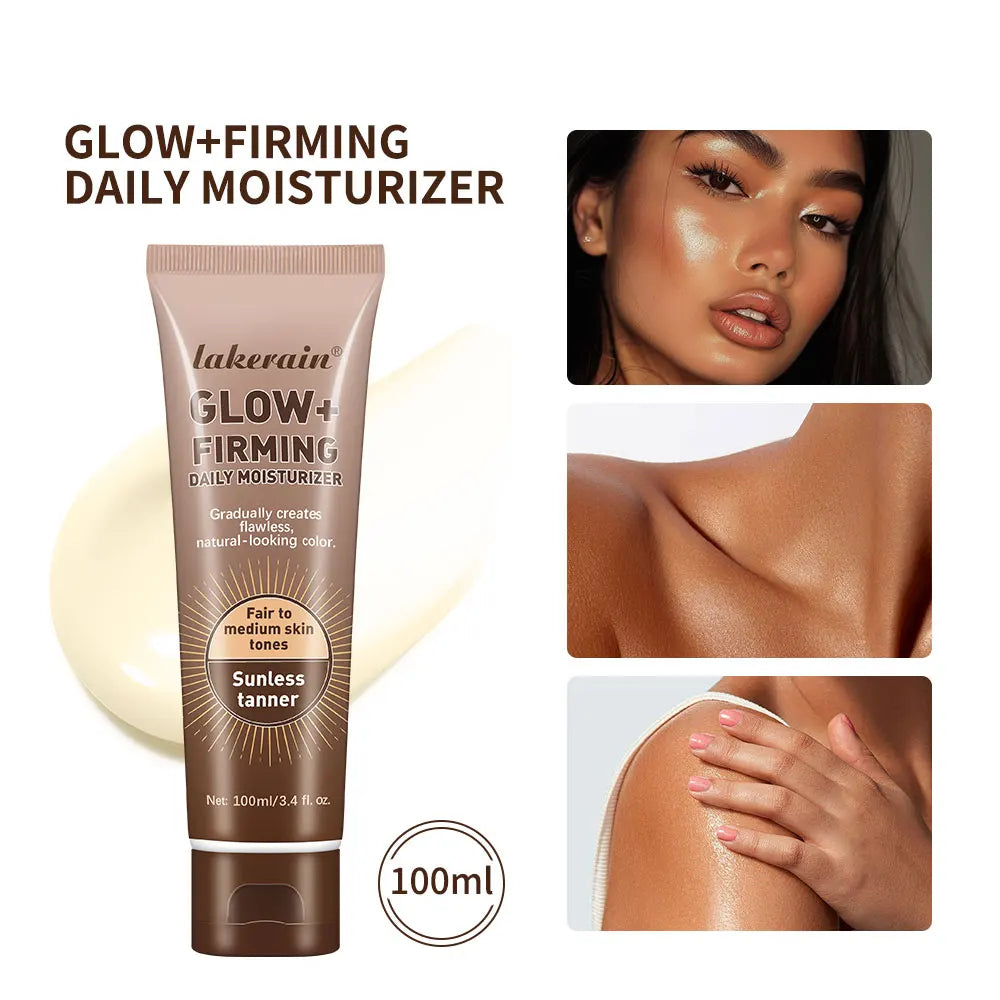 Lakerain Gradual Self Tanner Lotion – Streak-Free Sunless Tan Self Tanning Lotion Oasis Select 1pc