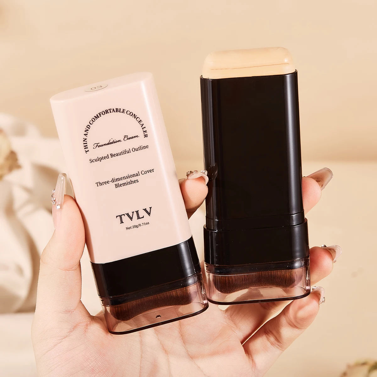 Lightweight Full-Coverage Cream Concealer – All Skin Types Cream Concealer Oasis Select