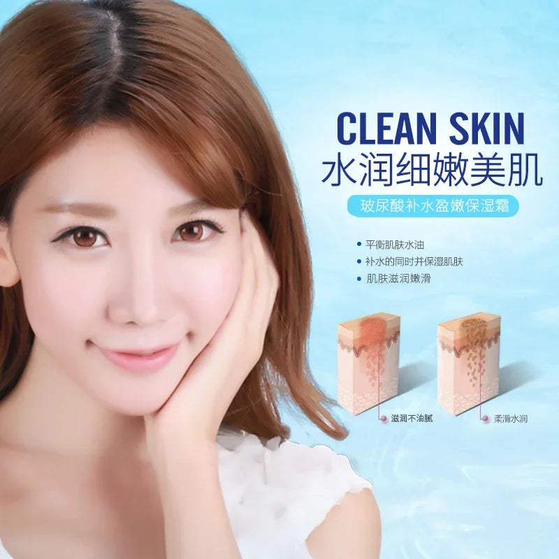 BIOAQUA Hyaluronic Acid Day Cream – Moisturizing & Brightening Hyaluronic Day Cream Oasis Select