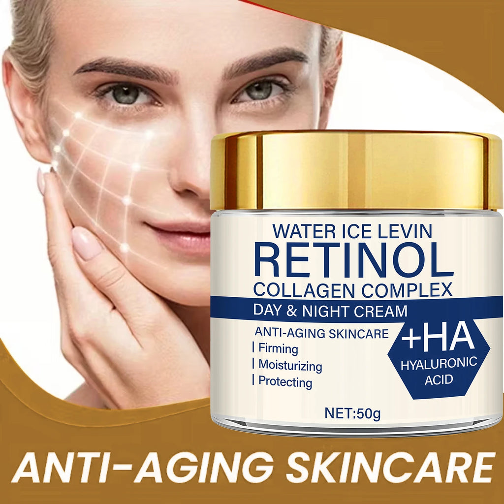 Retinol Collagen Day & Night Cream with HA – Anti-Aging 50g