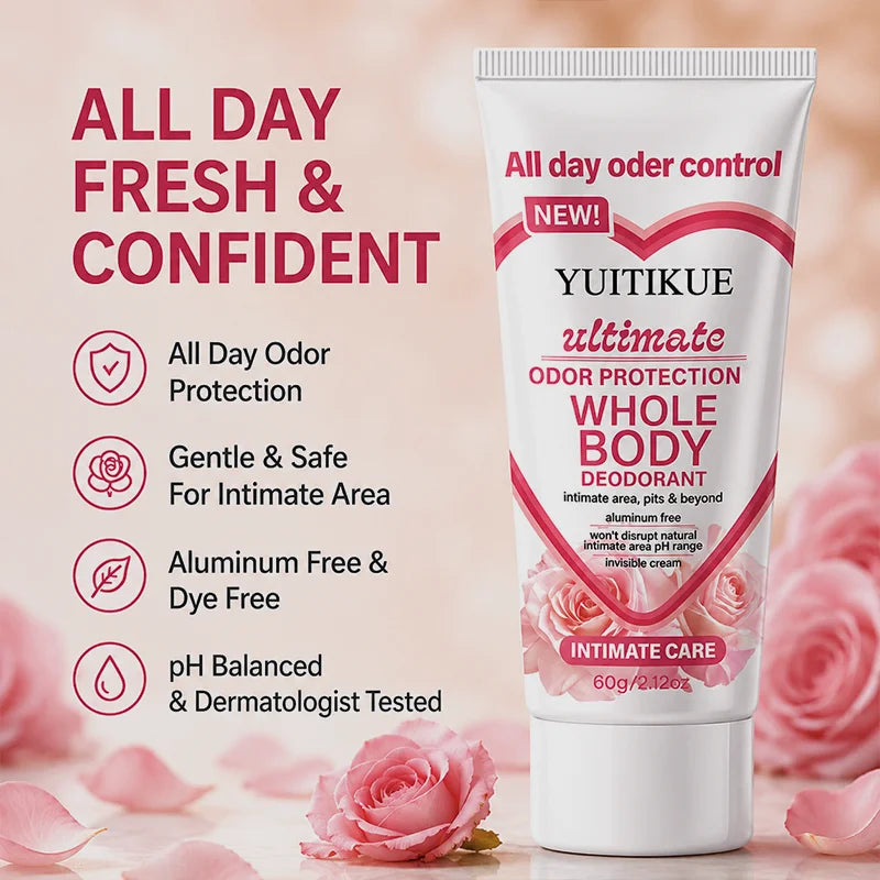 YUITIKUE Intimate Deodorant – Sensitive Skin, All-Day Fresh
