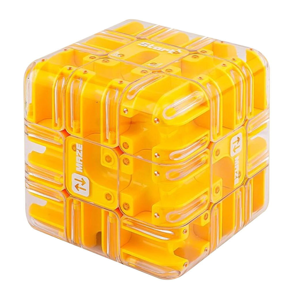 3D Maze Cube Puzzle with Rolling Ball – Brain Teaser for Kids