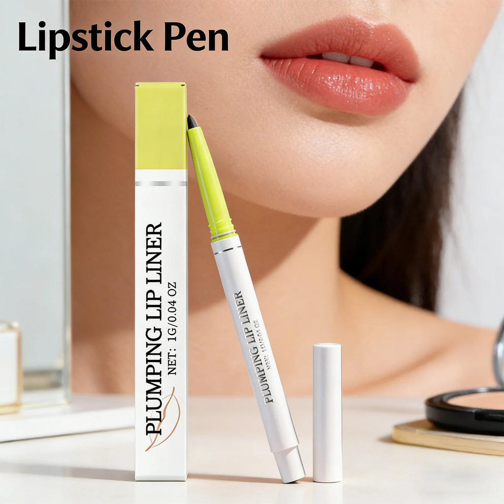 Lipstick Pen Waterproof Nude Lip Gloss Matte Contour Tint Lasting Non-stick Cup Plumping Natural Beauty Makeup Pen Lip Liner Oasis Select
