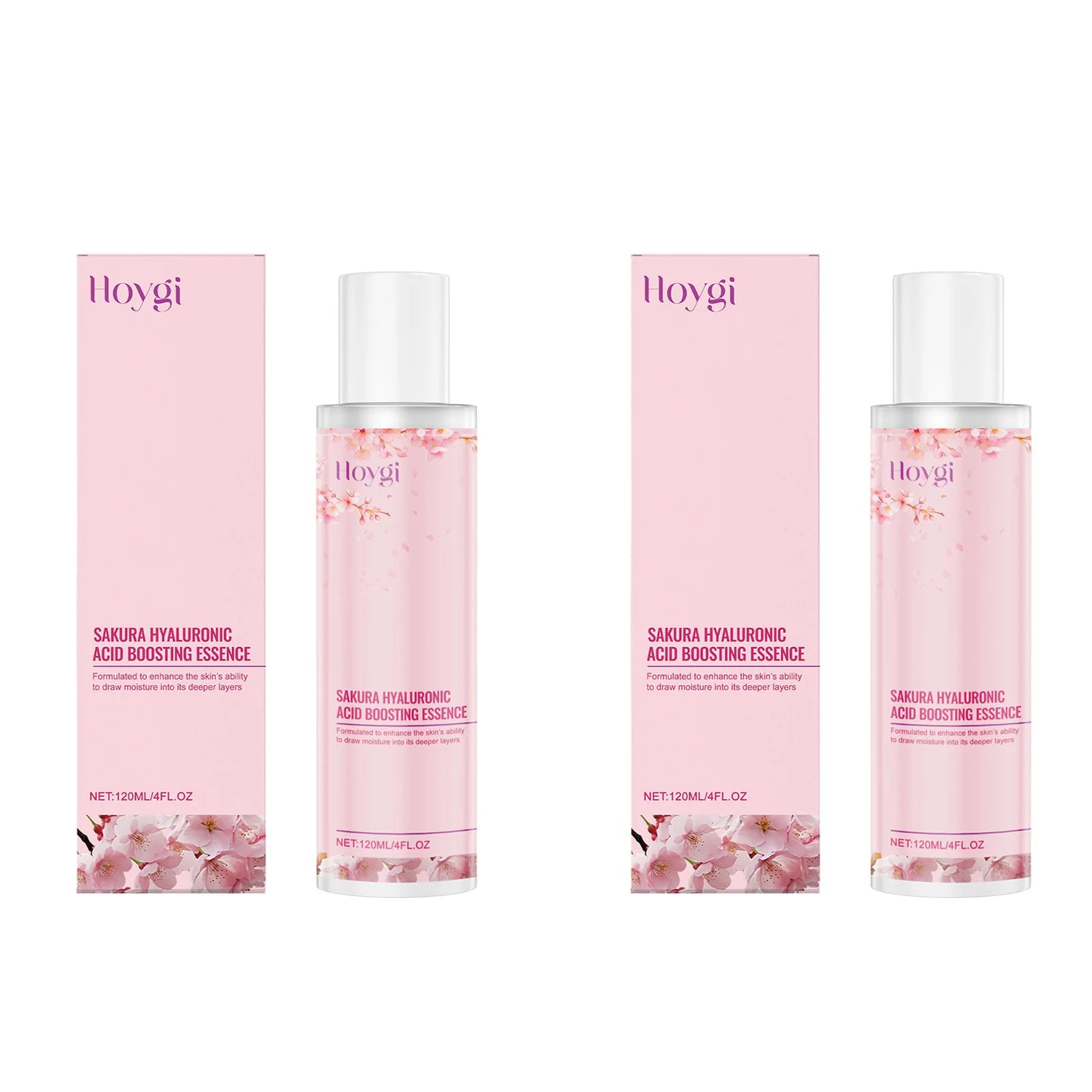 Hoygi Hyaluronic Acid Face Serum – Deep Hydration & Brightening Hyaluronic Acid Serum Oasis Select 2 x 120ml Boxed