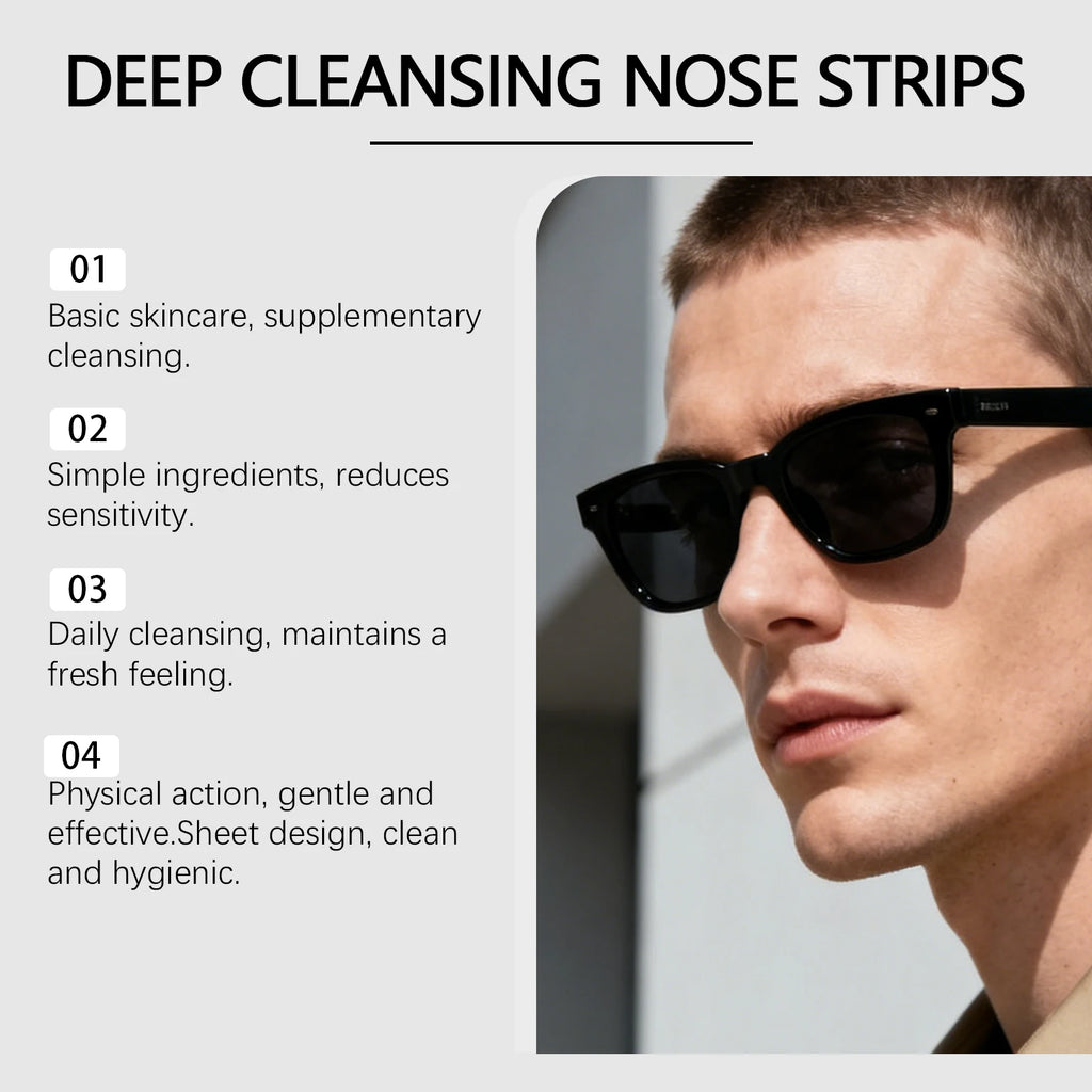Blackhead Remover Nose Strips Unisex Deep Cleansing Pores Helps Clear Blackheads Minimizes Pores Nasal Mask Patch Skin Care Oasis Select