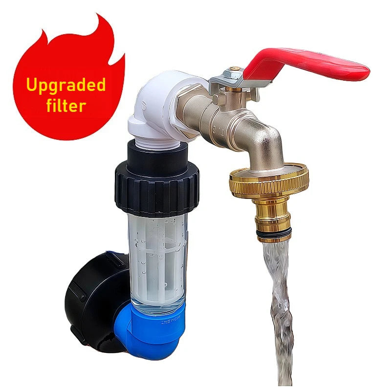 Copper Alloy Faucet with Partition Accessories Aquarium and Livestock Drainage Adapter PVC Rain Barrel Spigot Kit Oasis Select