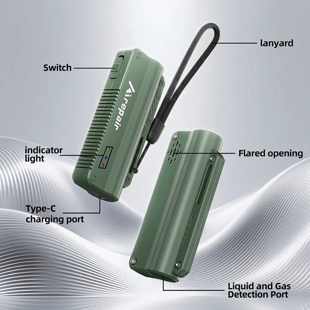 Portable Gas Detector Leak Tester for Methane LPG CO with High Sensitivity Sensor Instant Alarm 50-1000ppm Detection Range Oasis Select