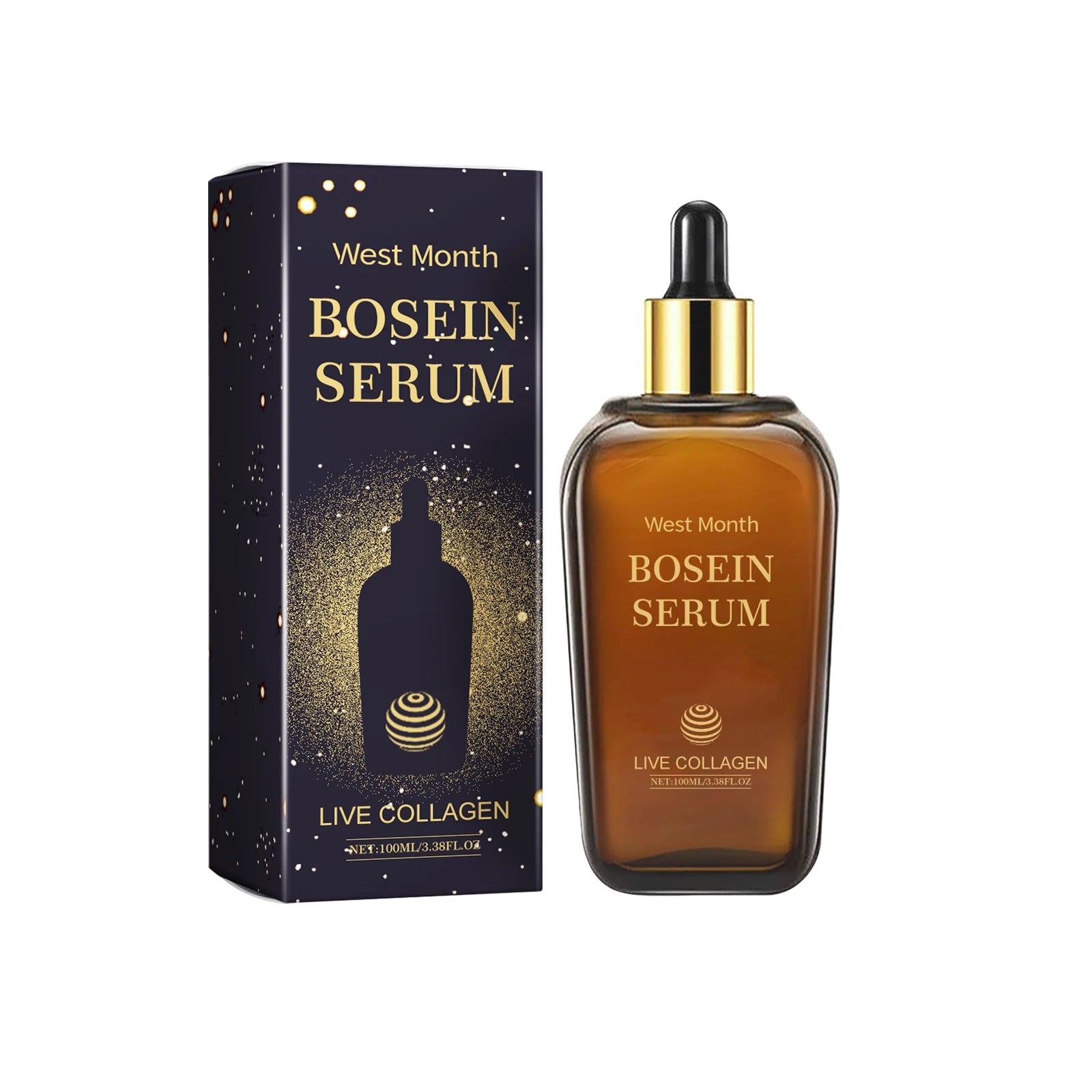 Face Bosein Serum Brightening Skin Tone Replenishing Collagen Repairing Increasing Skin Elasticity Moisturizing Essence Lotion Oasis Select 100ml Boxed