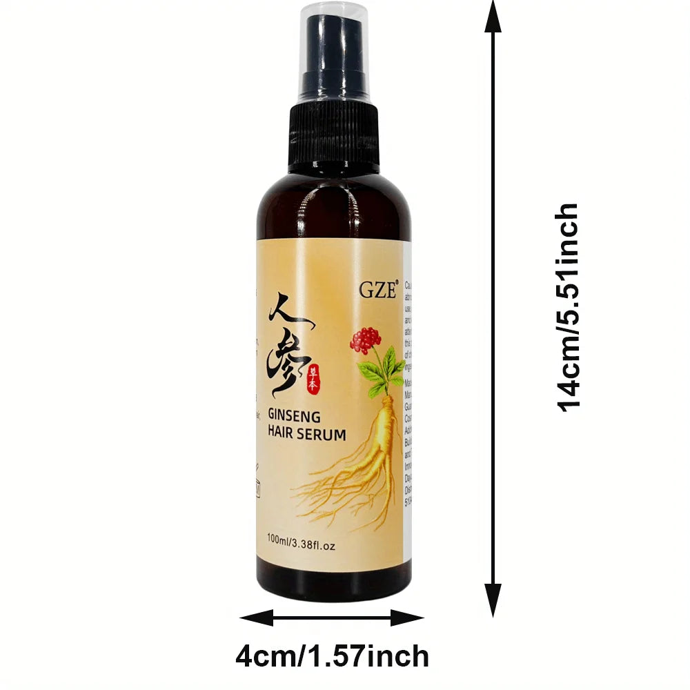 GZE Ginseng Hair Serum – Heat Protection & Moisture Repair