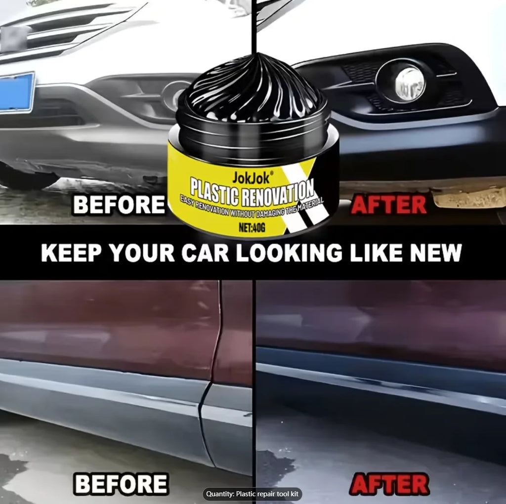 Plastic Refurbishing Paste – Tyres, Bumpers & Dashboard Car Plastic Restorer Oasis Select