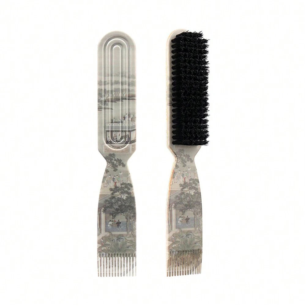 Retro Print Anti-Static Hair Comb – Men's Styling & Detangling Hair Styling Comb Oasis Select SS29-draw-02