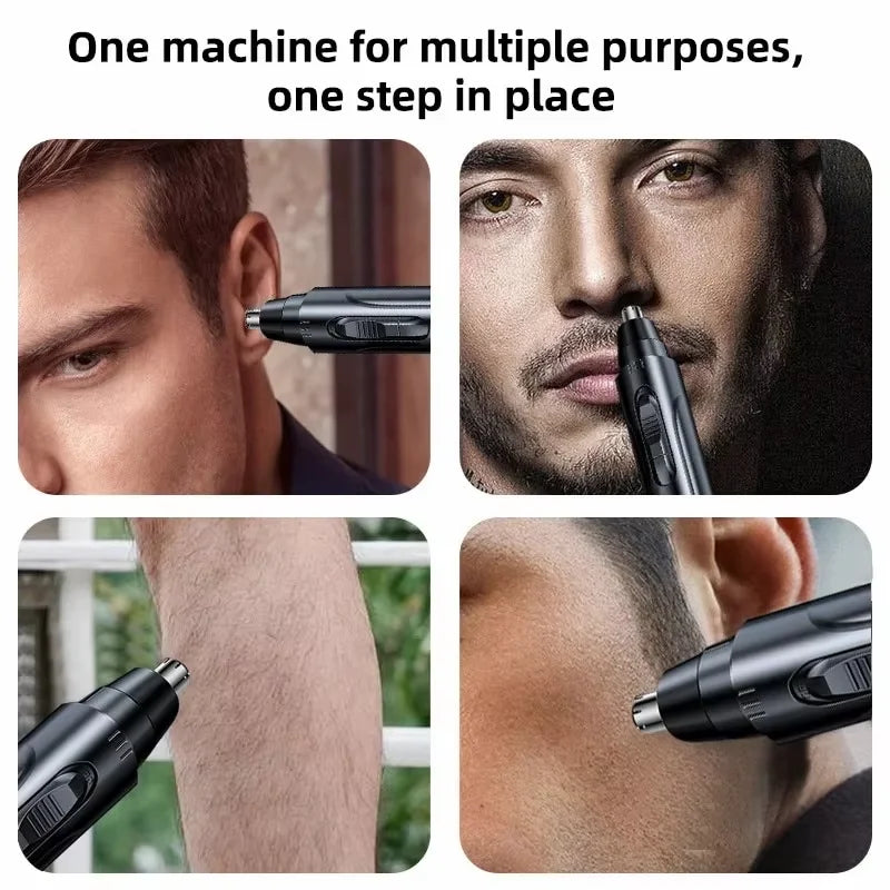 Black Electric Nose Hair Trimmer Ear and Nose Hair Trimmer Professional Painless Nose Hair Trimmer For MenAnd Women Oasis Select
