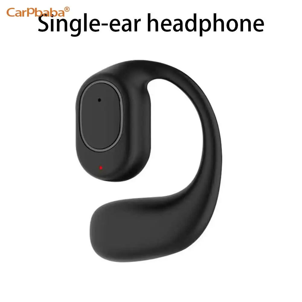 Single Wireless Earphones Air Conduction OWS Headphone HiFi Ear-Hook Music Sports Noise Cancel Headset For All Smartphones Oasis Select Single ear headphone