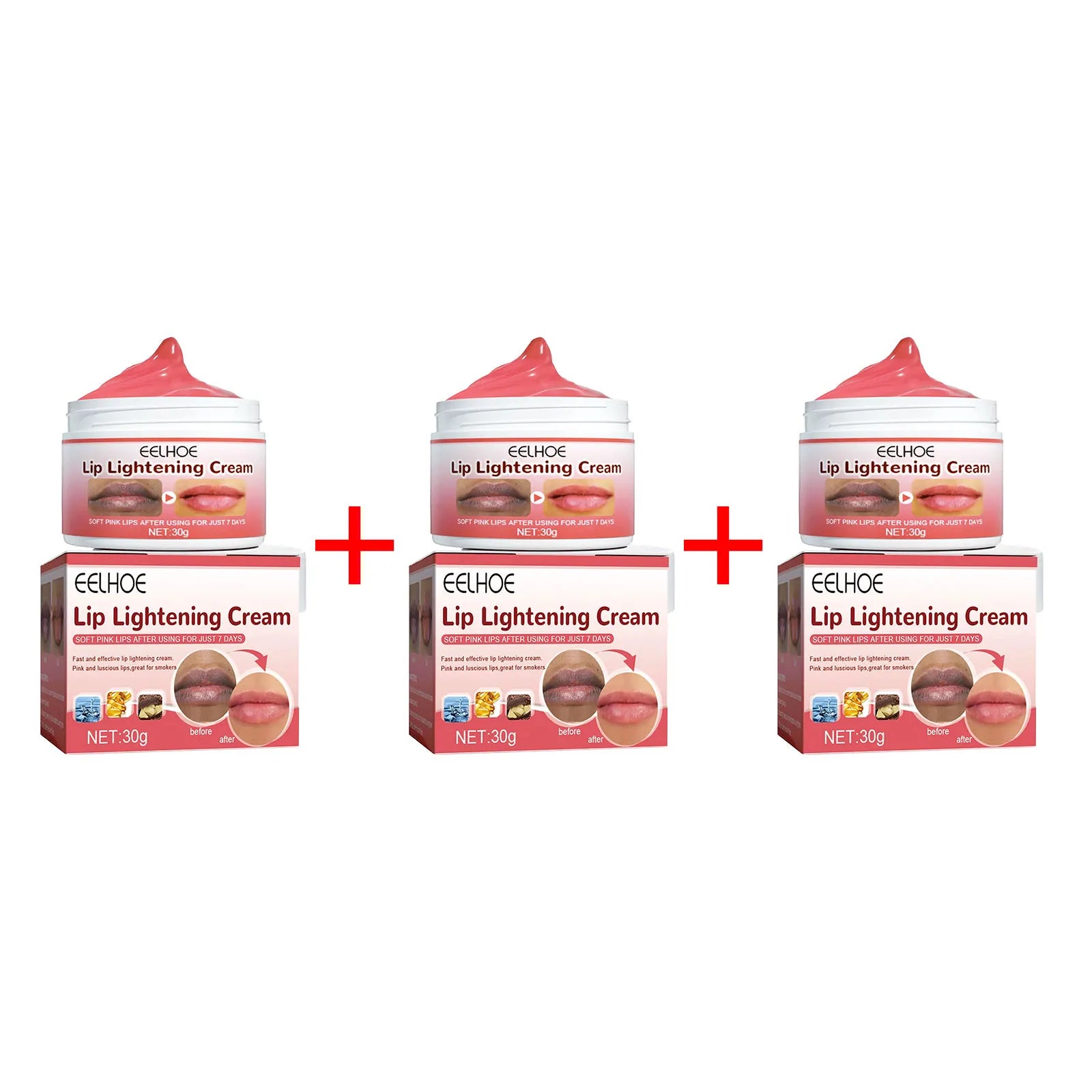 EELHOE Lip Brightening Cream – Lighten Dark Lips & Moisturize Lip Treatment Cream Oasis Select 90g boxed