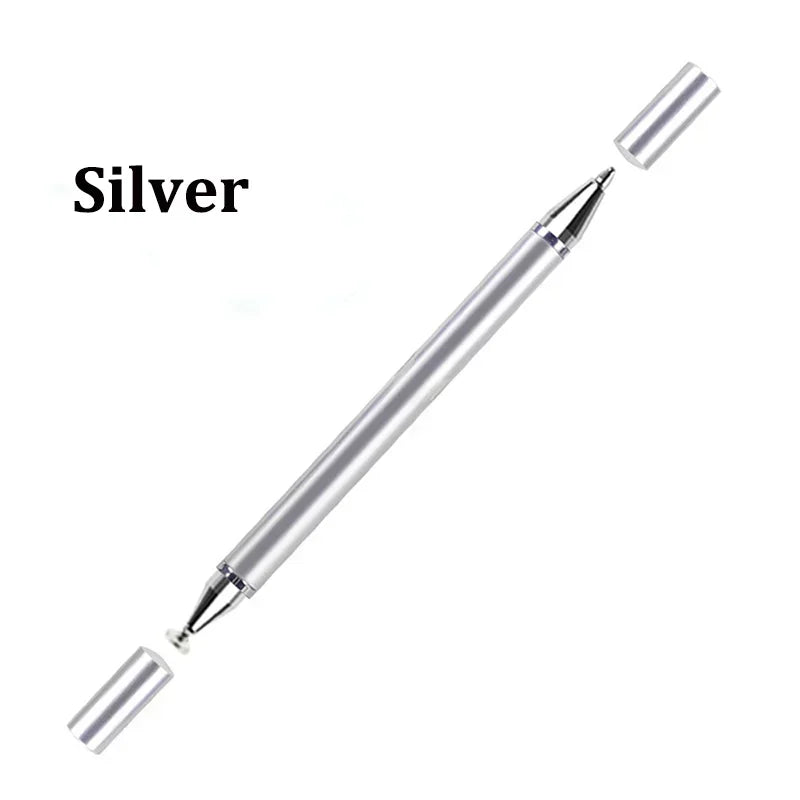 1/2pcs Tablet Pen Stylus Pen Drawing Screen Touch Pencil For IPhone IPad Tablet Capacitive Drawing Pen For Mobile Android Phone Oasis Select Silver