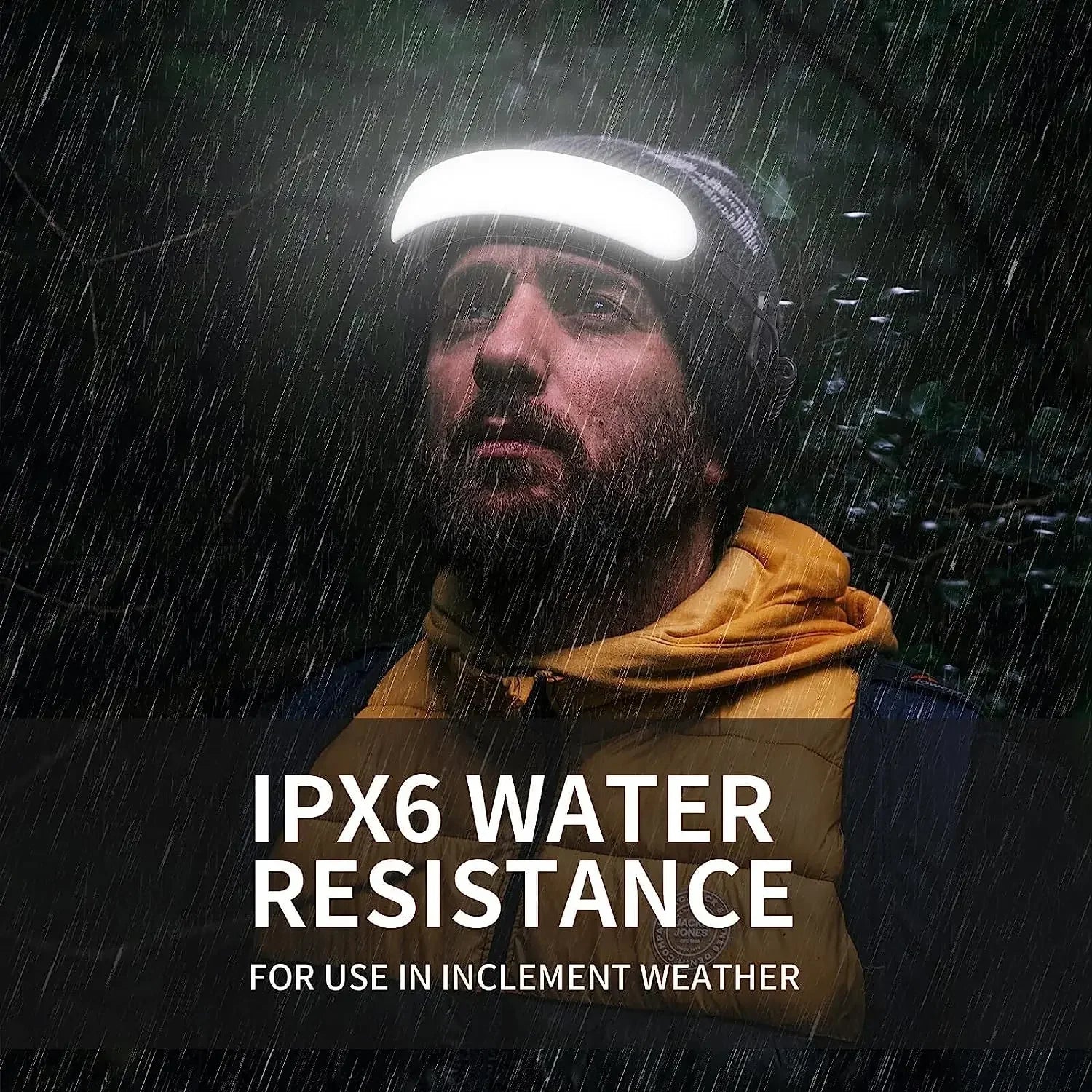 1500LM High Power LED Headlamp COB Head Flashlight With 7500Mah Built-in Battery USB Rechargeable Fishing Camping Lantern Torch Oasis Select