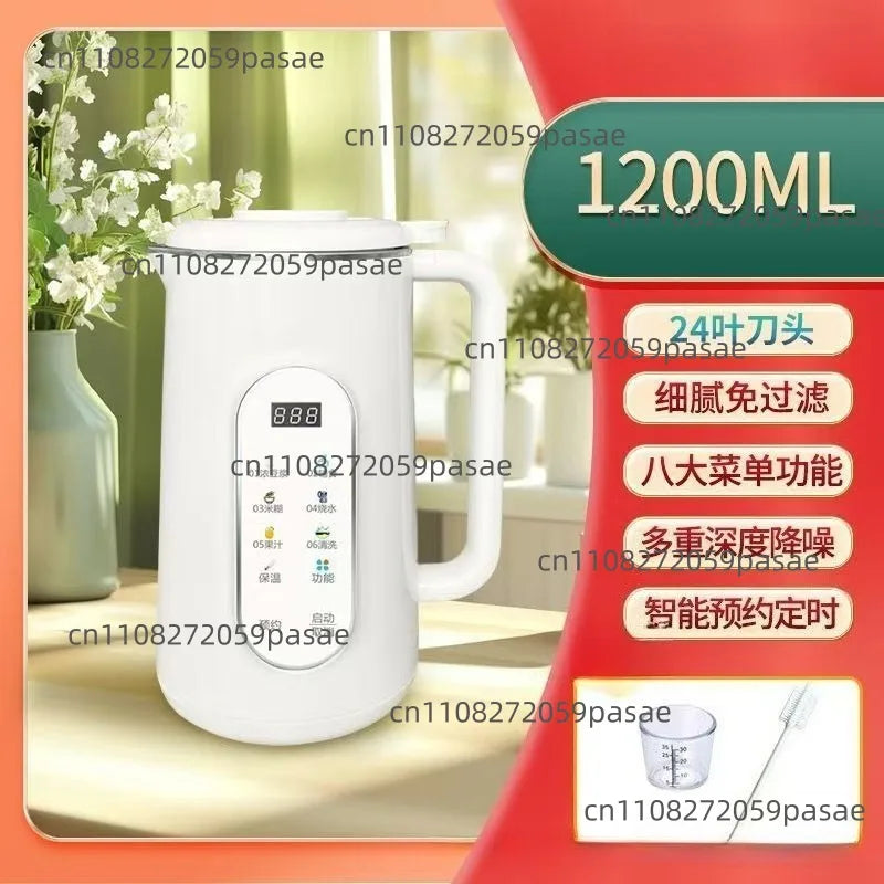 Multifunctional Soy Milk Maker – 1.3L Auto Heat & Self-Clean