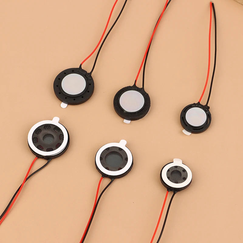 New Sale 2Pcs Round 8 Ohm 1W Speaker 8ohm 15MM/18MM/20MM Loud Speakers Tablet Mobile Phone Trumpet Horn Small Loudspeaker Audio Oasis Select