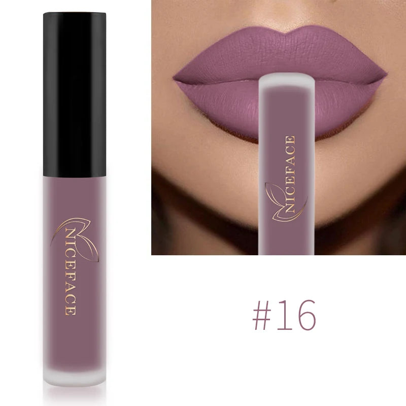 QiBest Matte Liquid Lipstick – Waterproof Long-Lasting Lip Gloss