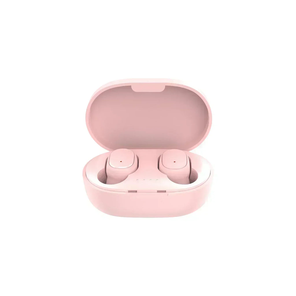 Original A6S Wireless Earphone TWS Bluetooth Headset HiFi Music Headphone Noise Reduction Earbuds Sport Game with Mic Oasis Select pink