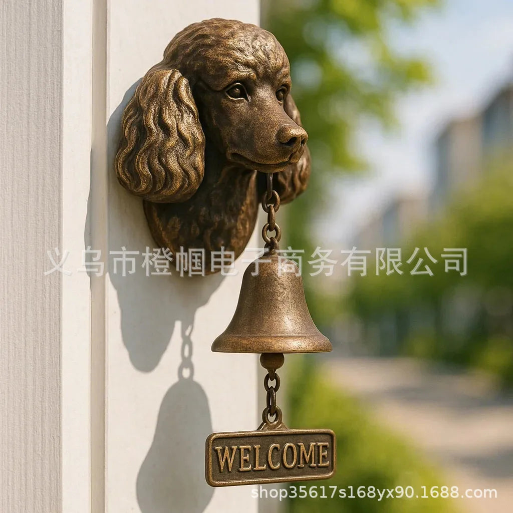 Basset Hound Welcome Doorbell Animal Series Welcome Doorbell decorative figurines Oasis Select Poodle