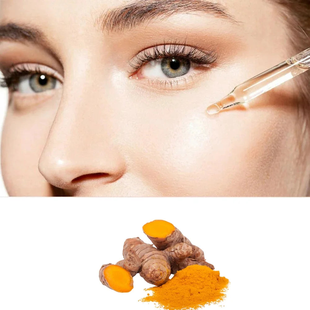 Moisturizing Face Serum Turmeric Essential Oil Lift Brighten Firming Skin Smooth Anti-aging Lighten Spots Face Care Essence Oasis Select