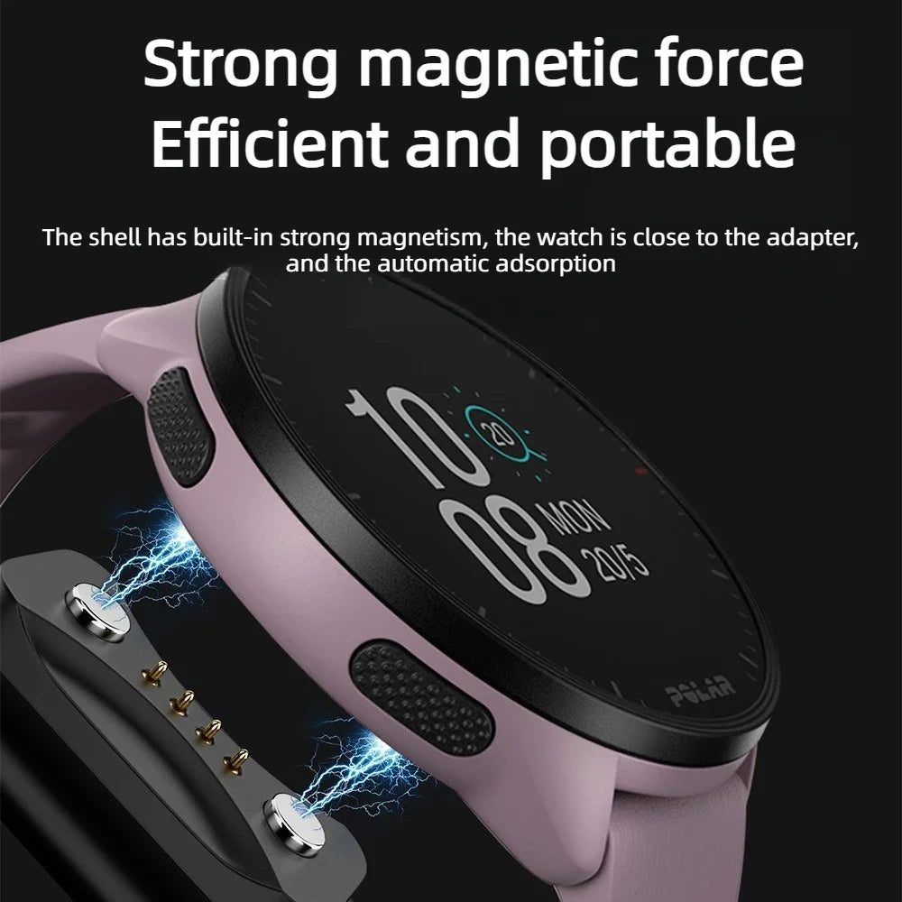 Magnetic USB-C Charger for Polar Pacer, Ignite 3, Vantage V3/M3 Smartwatch Charger Oasis Select
