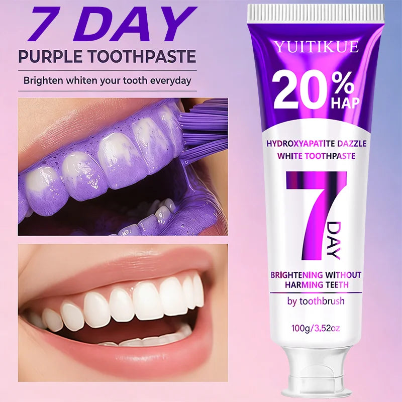 Hydroxyapatite Purple Toothpaste – Deep Clean & Mint Fresh
